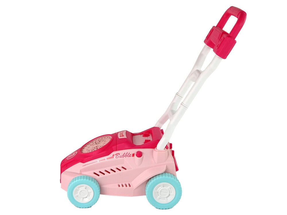 Ziepju burbuļu mašīna, rozā zāles pļāvējs cena un informācija | Ūdens, smilšu un pludmales rotaļlietas | 220.lv