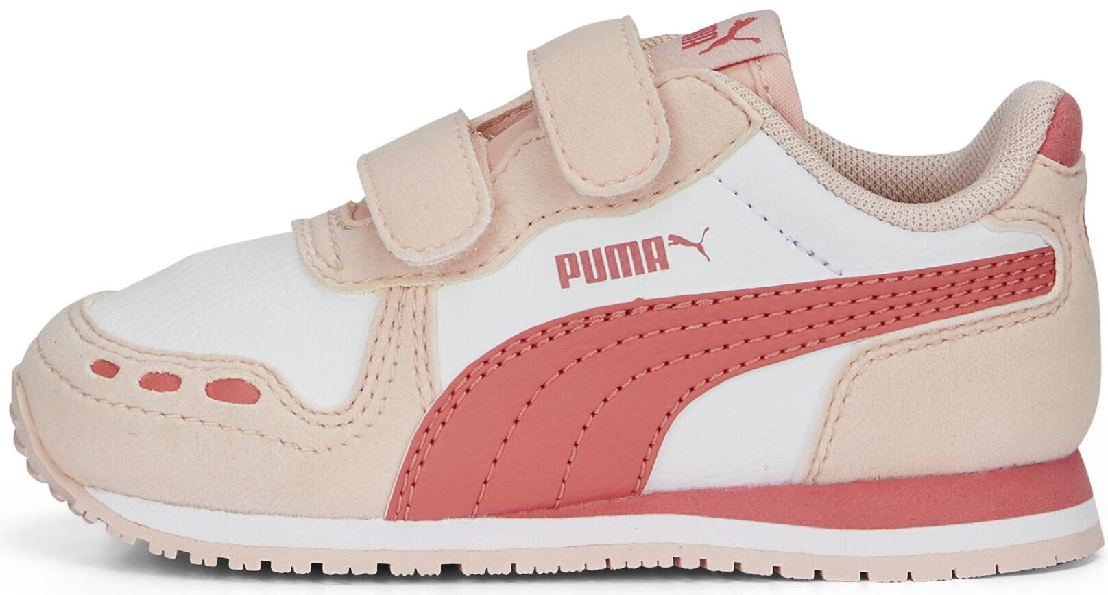 Apavi meitenēm Puma Cabana Racer Sl 20 V Inf, balts/roā цена и информация | Sporta apavi bērniem | 220.lv