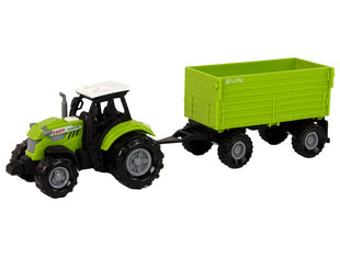 Lauksaimniecības traktors ar piekabi, zaļš cena un informācija | Rotaļlietas zēniem | 220.lv