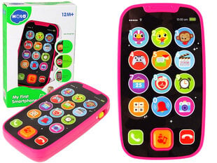 Интерактивный игрушечный телефон, розовый цена и информация | Развивающие игрушки | 220.lv