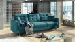 Dīvāns Asgard, 235x95x86 cm, zaļš cena un informācija | Dīvāni | 220.lv