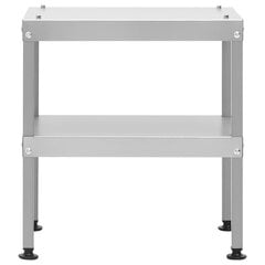 vidaXL kūpinātavas galds, 40x28x44,5 cm, cinkots tērauds cena un informācija | Kūpinātavas, piederumi | 220.lv