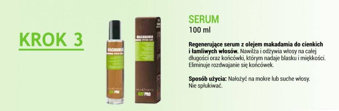 Atjaunojošs serums ar makadāmijas eļļu trausliem matiem KayPro, 100ml cena un informācija | Matu uzlabošanai | 220.lv
