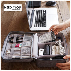 Сумка для путешествий Need 4You, серая цена и информация | Рюкзаки и сумки | 220.lv