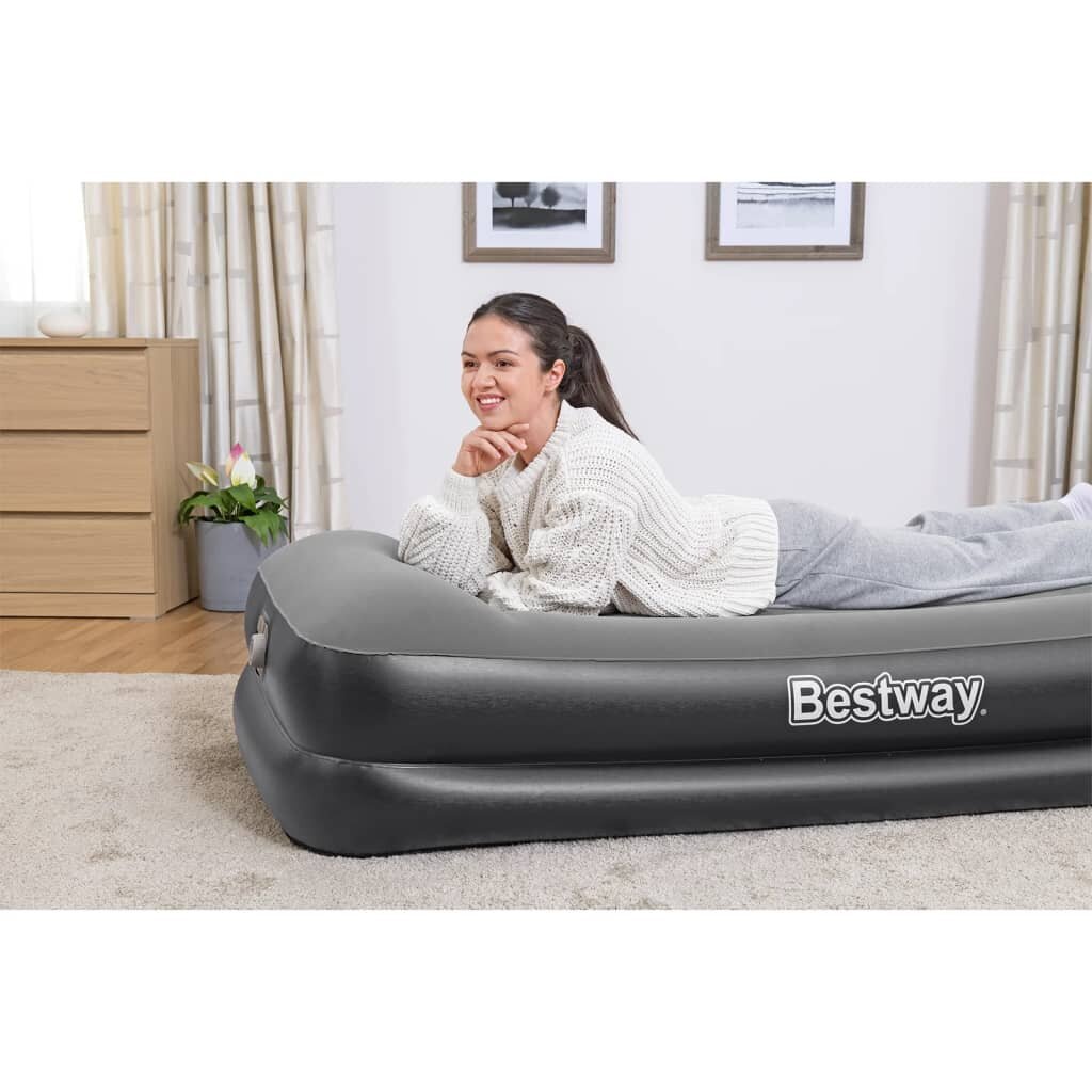 Bestway piepūšamais matracis ar iebūvētu pumpi, 191x97x46 cm цена и информация | Piepūšamie matrači un mēbeles | 220.lv