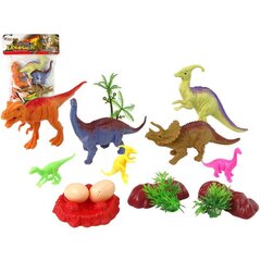 Dinozauru figūru komplekts ar piederumiem ,15 gab. цена и информация | Игрушки для мальчиков | 220.lv