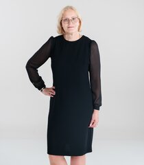 Женское платье Hansmark Kauni 66115*01, черное, 4741547999056 цена и информация | Платья | 220.lv