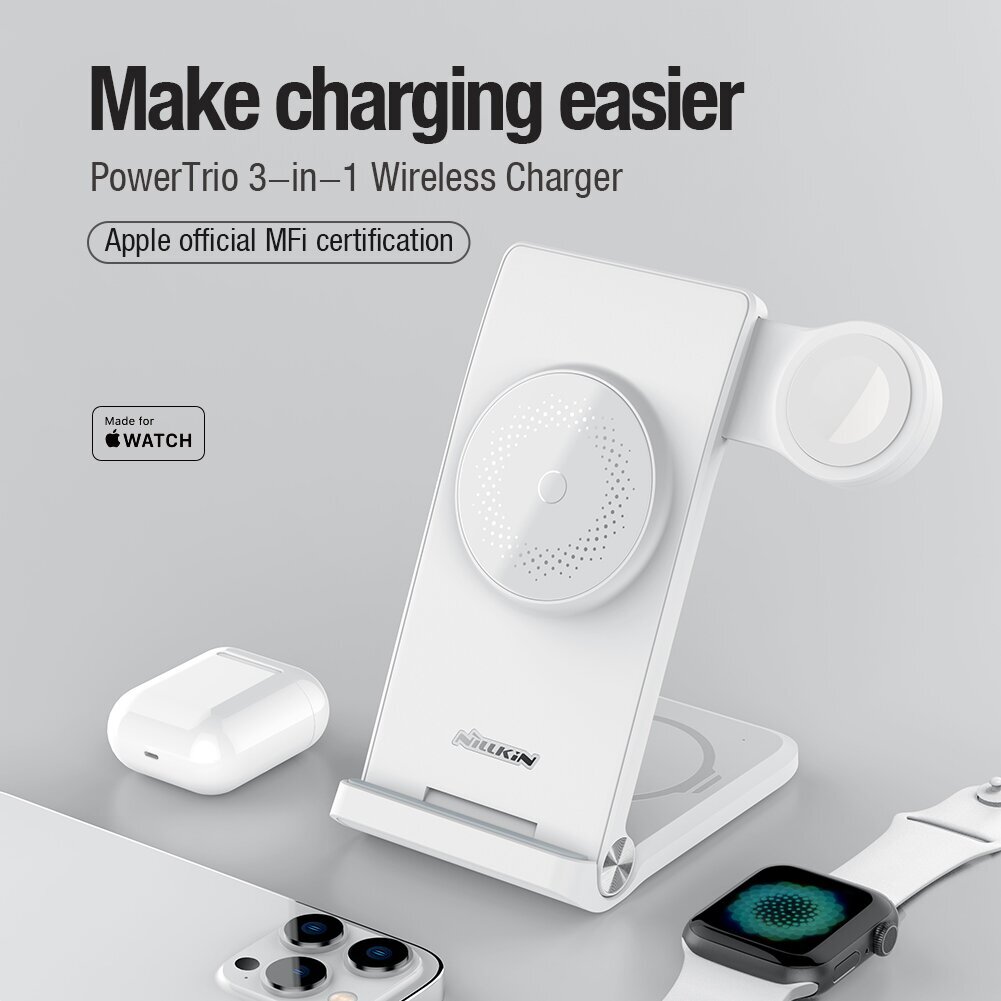 Nillkin PowerTrio 3in1 cena un informācija | Lādētāji un adapteri | 220.lv