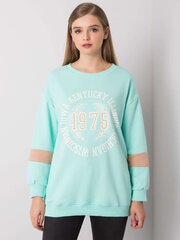Džemperis sievietēm Fancy, piparmētru krāsā cena un informācija | Sieviešu džemperi | 220.lv