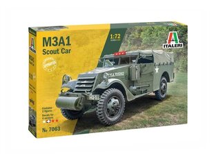 Italeri - M3A1 Scout Car, 1/72, 7063 цена и информация | Kонструкторы | 220.lv
