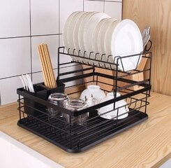 Сушилка для посуды 32,5 см x 43 см x 27,5 см цена и информация | Кухонные принадлежности | 220.lv