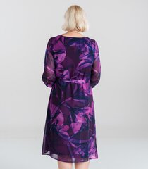 Hansmark sieviešu kleita Neeva-L 66143*01, lillā/rozātest 4741653003494 cena un informācija | Kleitas | 220.lv