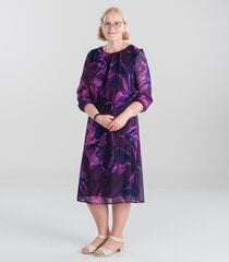 Hansmark sieviešu kleita Neeva-L 66143*01, lillā/rozātest 4741653003494 cena un informācija | Kleitas | 220.lv