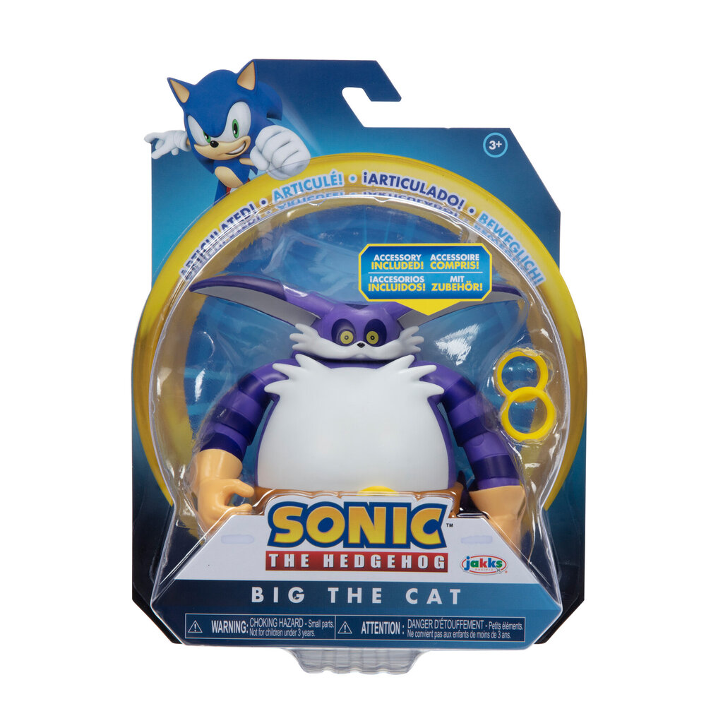 Фигурка с аксессуарами Sonic the Hedgehog W11, 10 см цена | 220.lv