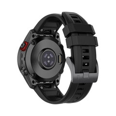 Силиконовый ремешок для смарт-часов Garmin FENIX — Серый цена и информация | Аксессуары для смарт-часов и браслетов | 220.lv