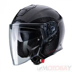 CABERG FLYON CARBON atvērta ķivere, melna cena un informācija | Moto ķiveres | 220.lv