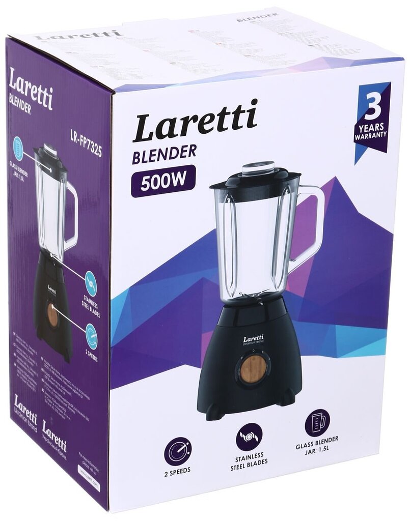 Laretti LR-FP7325 cena un informācija | Blenderi, smalcinātāji | 220.lv