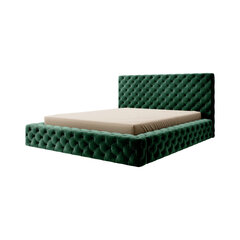 Кровать  Princce, 160x200 см, зеленый цвет цена и информация | Кровати | 220.lv