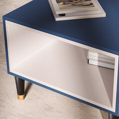 Журнальный столик  Includo, 60x40x55 см, синий цвет цена и информация | Журнальные столики | 220.lv