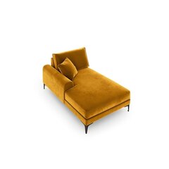 Kušete Micadoni Home Larnite 1S-VL, dzeltena/melna cena un informācija | Dīvāni | 220.lv