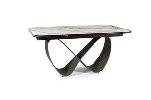 Обеденный стол Signal Infinity Ceramic, коричневый/белый цвет цена и информация | Кухонные и обеденные столы | 220.lv
