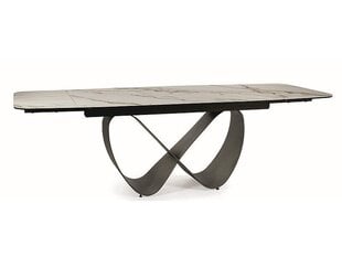 Обеденный стол Signal Infinity Ceramic, коричневый/белый цвет цена и информация | Кухонные и обеденные столы | 220.lv