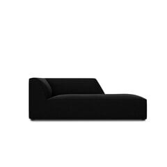 Samtains labās puses dīvāns Micadoni Ruby, melns cena un informācija | Dīvāni | 220.lv