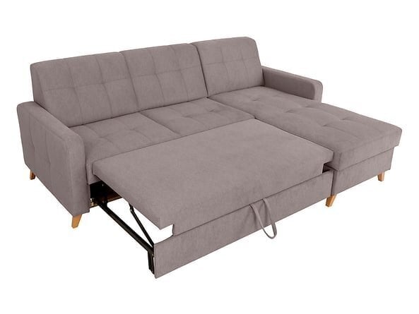 Stūra dīvāns BRW Lars, brūns цена и информация | Stūra dīvāni | 220.lv