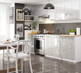 Кухонный шкаф Akord Oliwia S40, серый/белый цвет цена и информация | Кухонные шкафчики | 220.lv