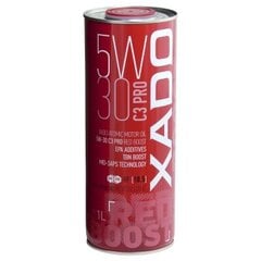 Xado Atomic Oil масло моторное 5W-30 C3 PRO Red Boost, 1л цена и информация | Моторное масло | 220.lv
