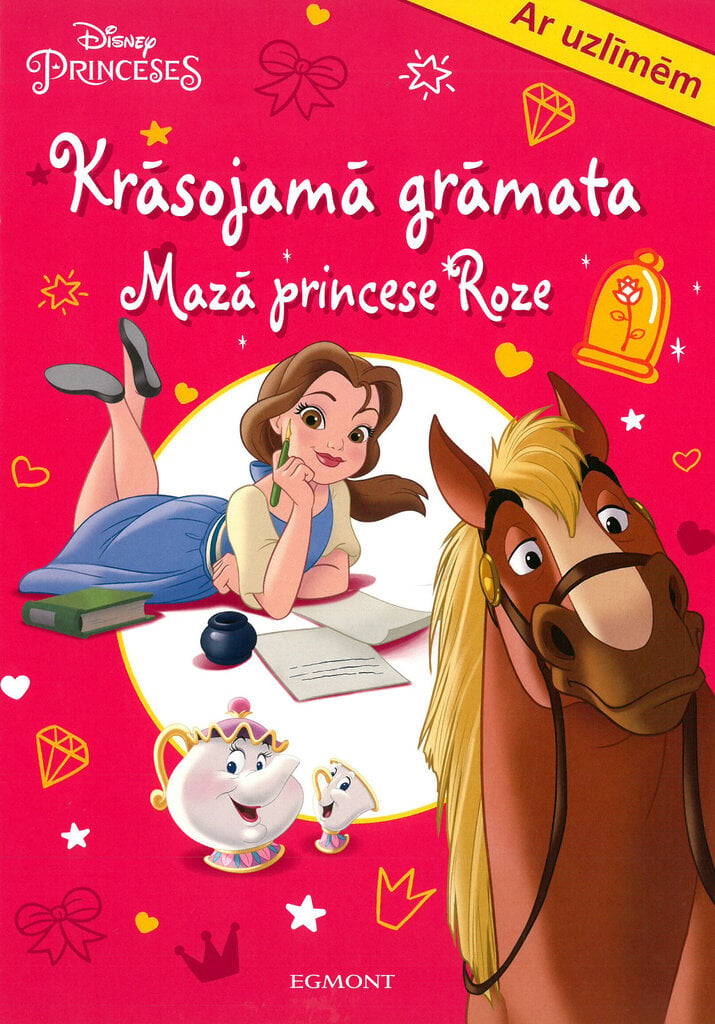 Mazā princese Roze. Krāsojamā grāmata ar uzlīmēm цена и информация | Krāsojamās grāmatas | 220.lv