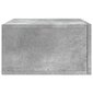 Sienas naktsskapīši, 2 gab., betona pelēki, 35x35x20 cm cena un informācija | Naktsskapīši | 220.lv