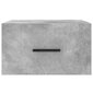 Sienas naktsskapīši, 2 gab., betona pelēki, 35x35x20 cm cena un informācija | Naktsskapīši | 220.lv