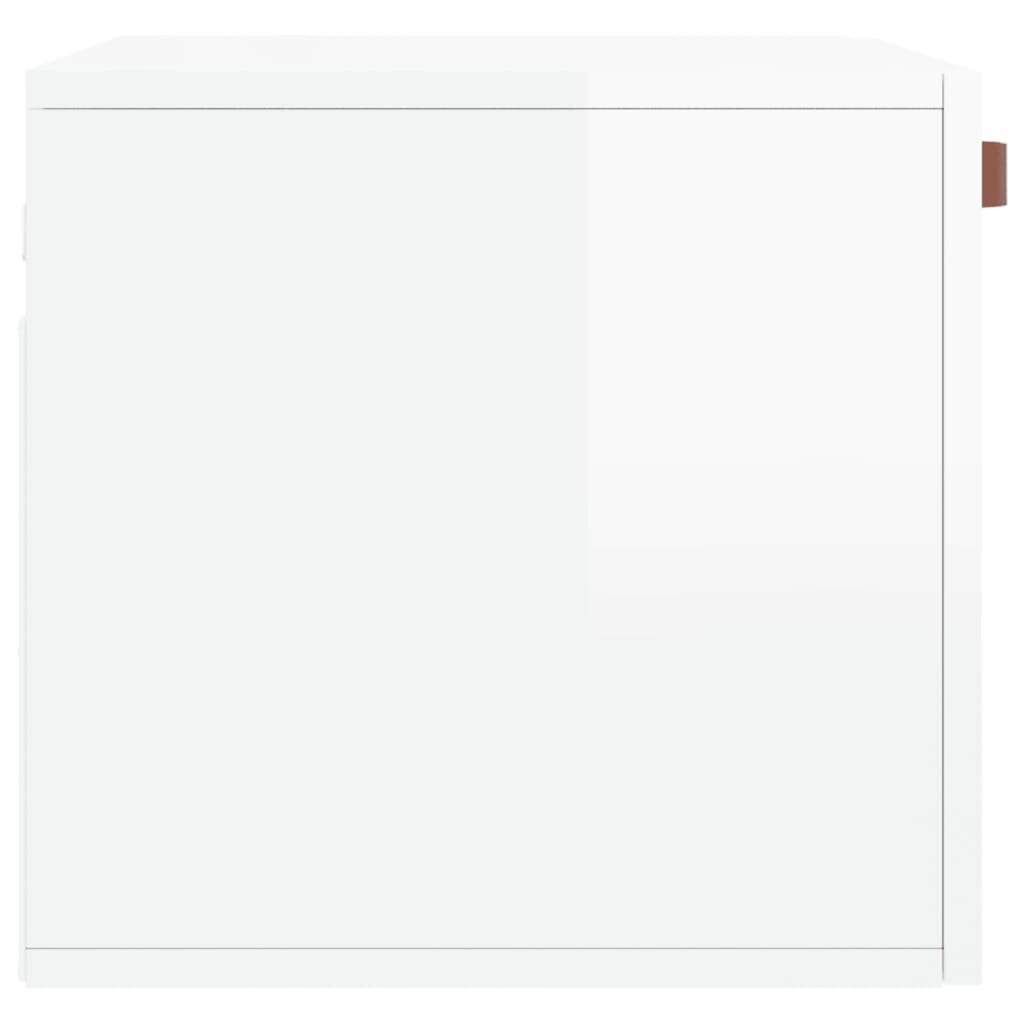 Sienas skapītis, balts, 60x36,5x35 cm, inženierijas koks цена и информация | Vannas istabas skapīši | 220.lv