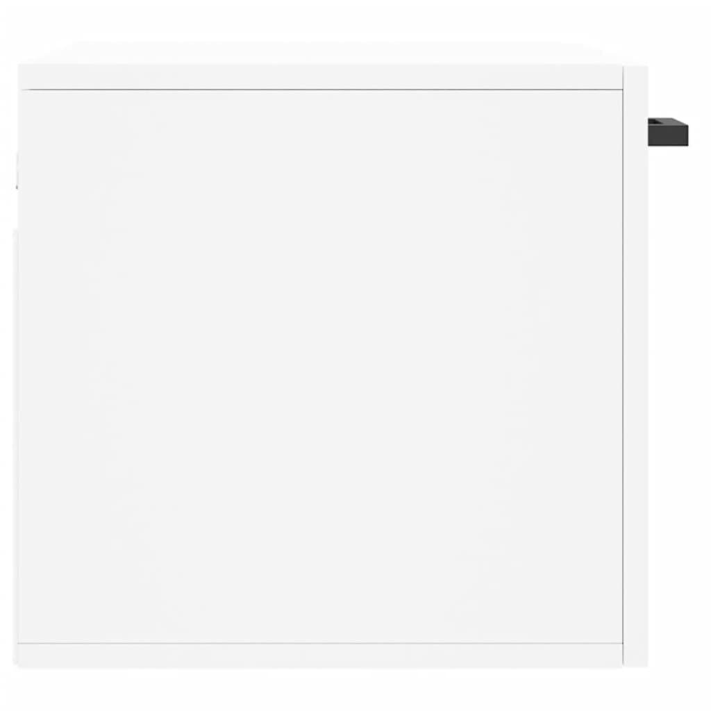 Sienas skapītis, balts, 60x36,5x35 cm, inženierijas koks cena un informācija | Vannas istabas skapīši | 220.lv