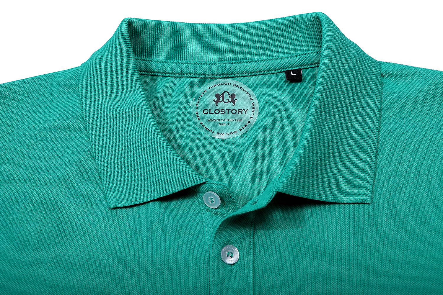 Glo Story Polo Krekls Green MTS D0090 MTS D0090/L цена и информация | Vīriešu jakas | 220.lv