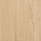 Kafijas galdiņš, ozola krāsa, 104x60x35 cm, inženierijas koks cena un informācija | Žurnālgaldiņi | 220.lv