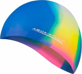 Peldcepure Aqua Speed Bunt, tumši zila/zila/rozā cena un informācija | Peldcepures | 220.lv