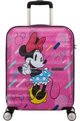 Rokas bagāžas koferis American Tourister, Disney Minnie, 55 cm, rozā cena un informācija | Koferi, ceļojumu somas | 220.lv