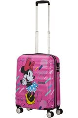 Чемодан для ручной клади American Tourister Wavebreaker Spinner Disney Minnie Future Pop 55 cm цена и информация | Чемоданы, дорожные сумки | 220.lv