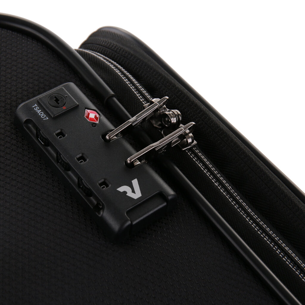 Rokas bagāžas koferis Roncato, 55x40x20, melns цена и информация | Koferi, ceļojumu somas | 220.lv