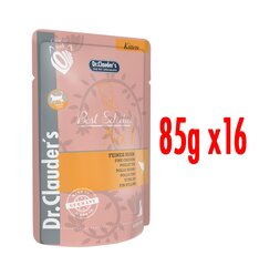 Dr.Clauder's Best Selection Kaķēniem ar vistu 16x85g цена и информация | Консервы для котов | 220.lv