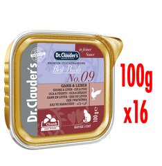 Dr.Clauder's Best Pearls zoss un aknas mērcē 16x100g цена и информация | Консервы для котов | 220.lv