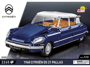 Конструктор COBI Citroen DS 21 Pallas 1968, 1/12, 24348 цена и информация | Конструкторы и кубики | 220.lv