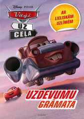 Vāģi. Uz ceļa. Uzdevumu grāmata ar lieliskām uzlīmēm цена и информация | Книжки - раскраски | 220.lv