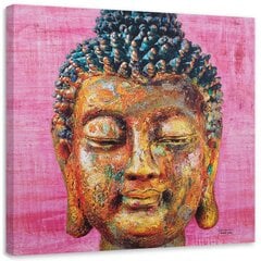 Glezniecība uz audekla, Buda uz rozā fona цена и информация | Картины | 220.lv