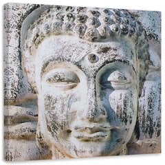 Glezniecība uz audekla, Budas statuja sienā cena un informācija | Gleznas | 220.lv