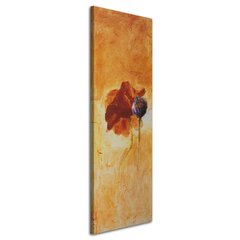 Glezniecība uz audekla, Magones zieds kā ar roku apgleznots цена и информация | Картины | 220.lv