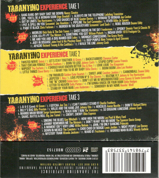 Various The Tarantino Experience The Ultimate Tribute To Quentin  Tarantino, 6CD, Box set, Digital Audio Compact Disc цена