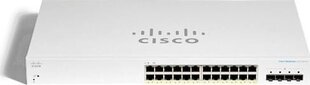 Cisco CBS220-24P-4G-EU цена и информация | Коммутаторы (Switch) | 220.lv